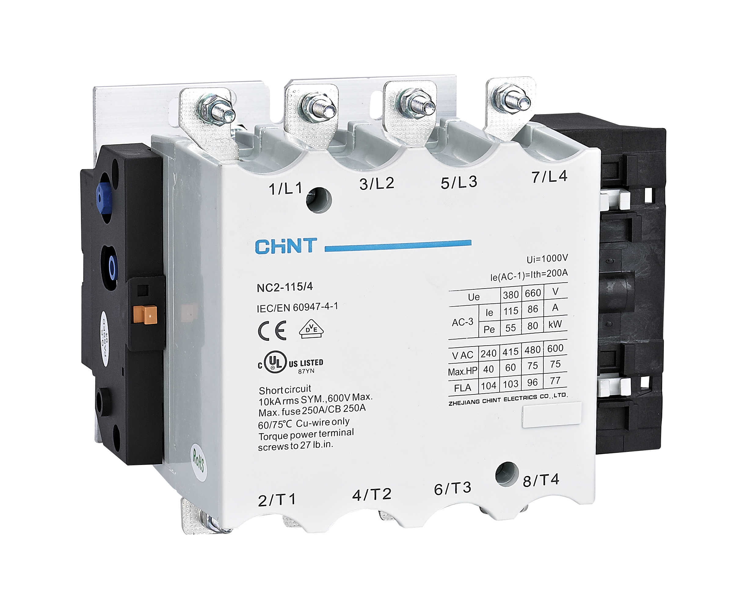 NC2 AC Contactor, 115~800A